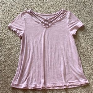 Pink tee